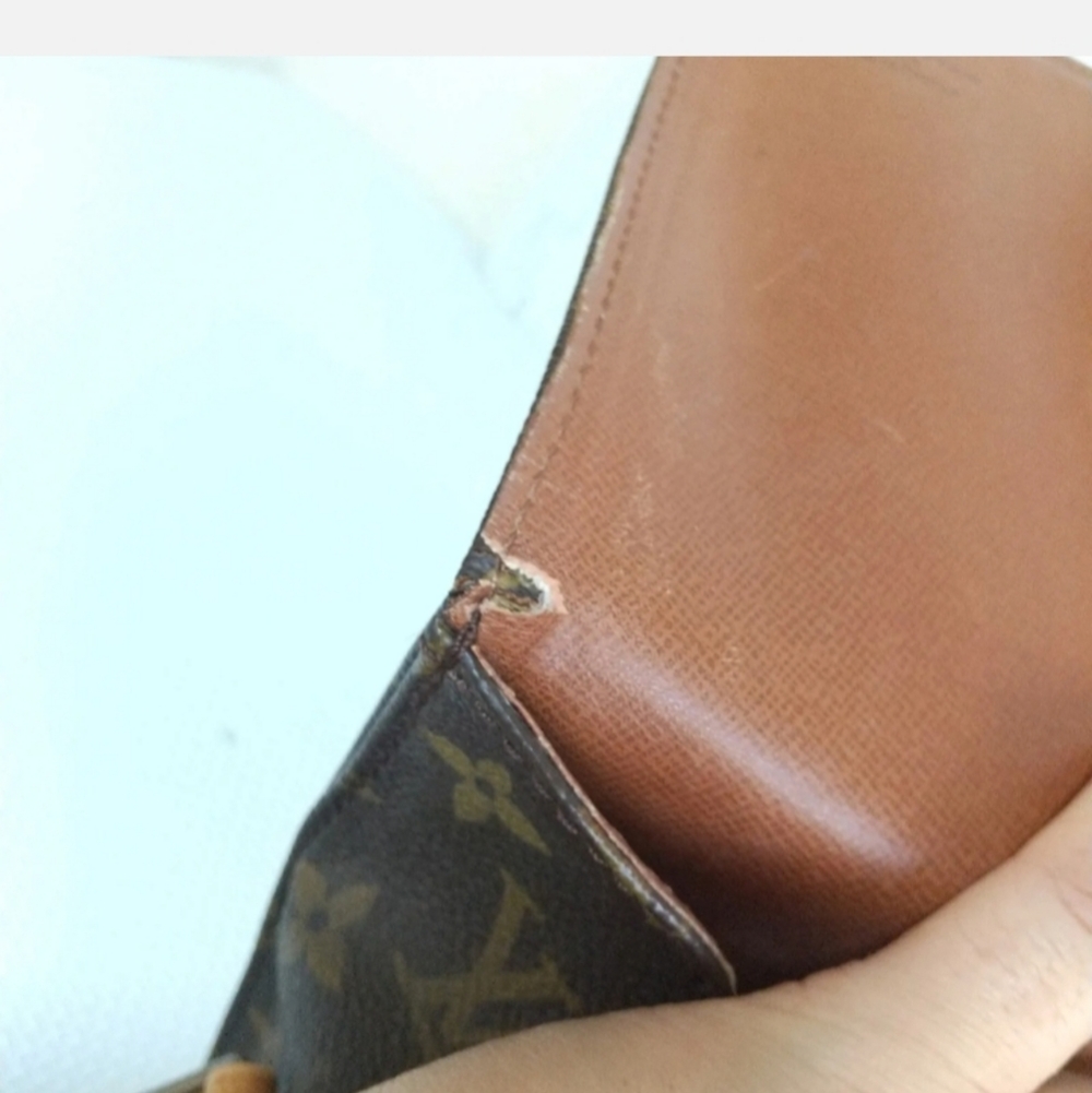Louis Vuitton Cartouchiere MM Monogram Crossbody Brown Gold Zip Bag - Picture 16 of 16